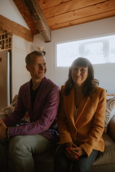 Erin & Steve sitting on the couch small no crop