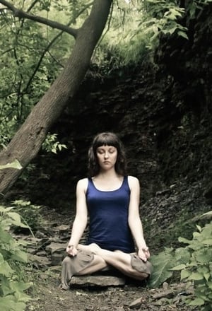 Erin_Meditating_in_the_Woods_rectangle