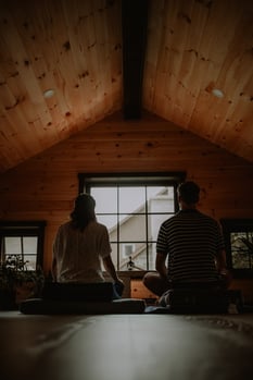 meditating in barn web sized